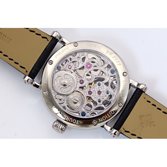 Patek Philippe - Complication Series MoonPhase 42mm SS/LE White/Num Dial Asia Tourbillon