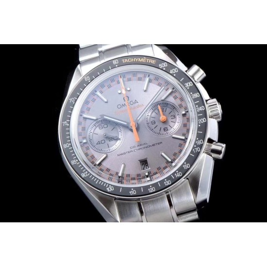 Omega - Speedmaster Moonwatch Chronograph 44MM SS/SS Grey/Org V2 OMF A7750 9900