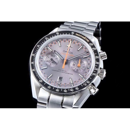 Omega - Speedmaster Moonwatch Chronograph 44MM SS/SS Grey/Org V2 OMF A7750 9900