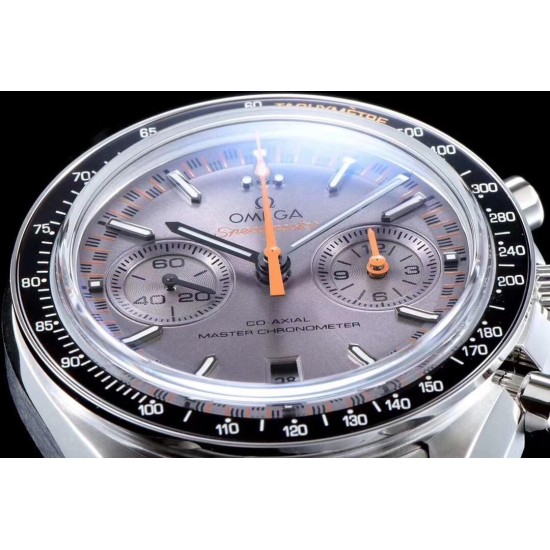 Omega - Speedmaster Moonwatch Chronograph 44MM SS/SS Grey/Org V2 OMF A7750 9900