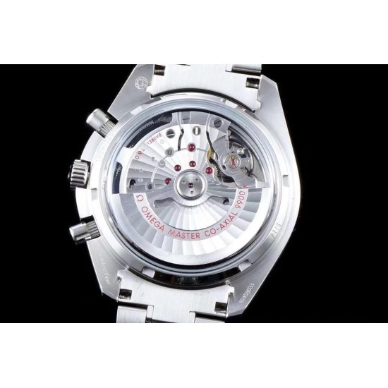 Omega - Speedmaster Moonwatch Chronograph 44MM SS/SS Grey/Org V2 OMF A7750 9900