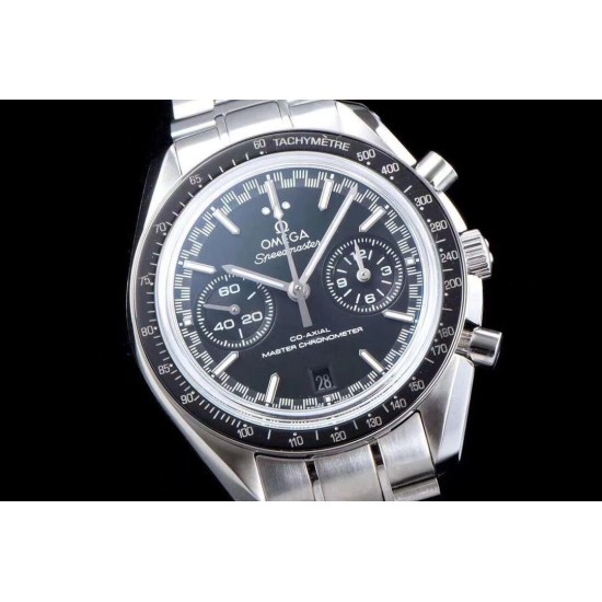 Omega - Speedmaster Moonwatch Chronograph 44MM SS/SS Black Dial V2 OMF A7750 9900