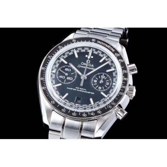 Omega - Speedmaster Moonwatch Chronograph 44MM SS/SS Black Dial V2 OMF A7750 9900