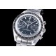 Omega - Speedmaster Moonwatch Chronograph 44MM SS/SS Black Dial V2 OMF A7750 9900