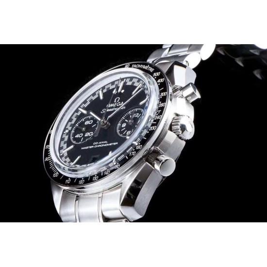 Omega - Speedmaster Moonwatch Chronograph 44MM SS/SS Black Dial V2 OMF A7750 9900