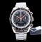 Omega - Speedmaster Moonwatch Chronograph 44MM SS/SS Black/Org V2 OMF A7750 9900