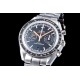 Omega - Speedmaster Moonwatch Chronograph 44MM SS/SS Black/Org V2 OMF A7750 9900
