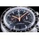 Omega - Speedmaster Moonwatch Chronograph 44MM SS/SS Black/Org V2 OMF A7750 9900