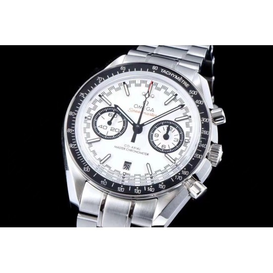 Omega - Speedmaster Moonwatch Chronograph 44MM SS/SS White Dial V2 OMF A7750 9900