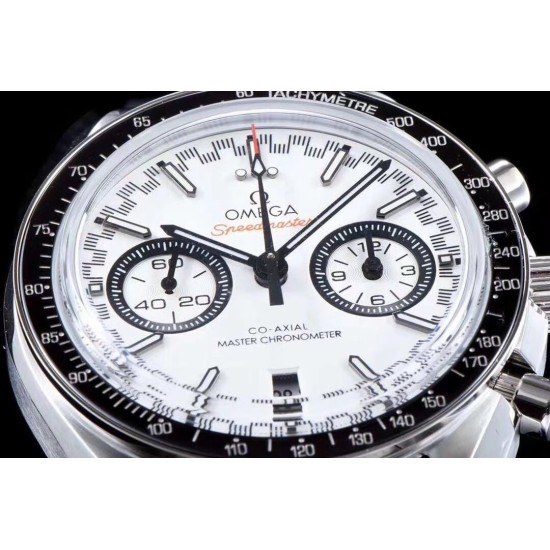 Omega - Speedmaster Moonwatch Chronograph 44MM SS/SS White Dial V2 OMF A7750 9900