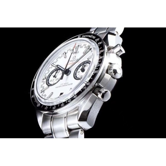 Omega - Speedmaster Moonwatch Chronograph 44MM SS/SS White Dial V2 OMF A7750 9900