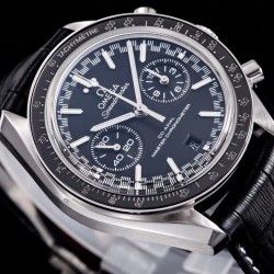 Omega - Speedmaster Moonwatch Chronograph 44MM SS/LE Black Dial V2 OMF A7750 9900