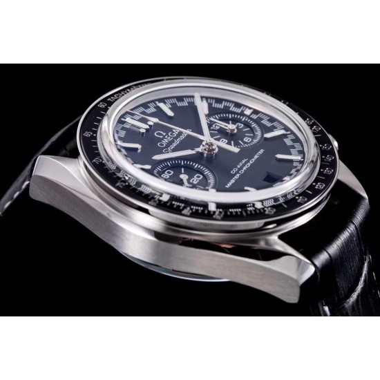 Omega - Speedmaster Moonwatch Chronograph 44MM SS/LE Black Dial V2 OMF A7750 9900