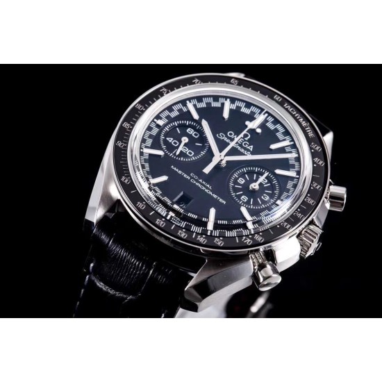 Omega - Speedmaster Moonwatch Chronograph 44MM SS/LE Black Dial V2 OMF A7750 9900