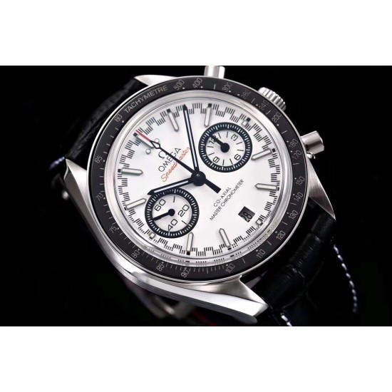Omega - Speedmaster Moonwatch Chronograph 44MM SS/LE White Dial V2 OMF A7750 9900