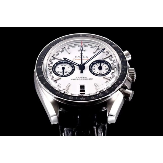 Omega - Speedmaster Moonwatch Chronograph 44MM SS/LE White Dial V2 OMF A7750 9900
