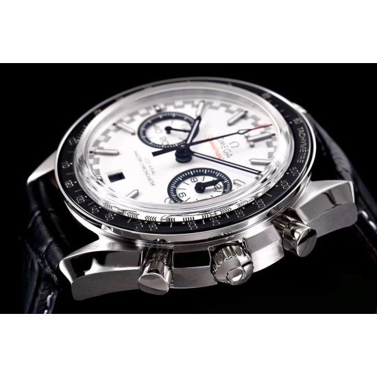 Omega - Speedmaster Moonwatch Chronograph 44MM SS/LE White Dial V2 OMF A7750 9900