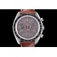 Omega - Speedmaster Moonwatch Chronograph 44MM SS/LE Grey/Org V2 OMF A7750 9900