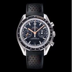 Omega - Speedmaster Moonwatch Chronograph 44MM SS/LE Blk/Org Dial V2 OMF A7750 9900