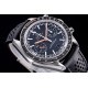 Omega - Speedmaster Moonwatch Chronograph 44MM SS/LE Blk/Org Dial V2 OMF A7750 9900