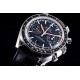 Omega - Speedmaster Moonwatch Chronograph 44MM SS/LE Blk/Org Dial V2 OMF A7750 9900