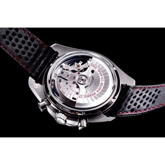 Omega - Speedmaster Moonwatch Chronograph 44MM SS/LE Blk/Org Dial V2 OMF A7750 9900