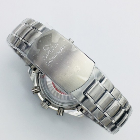 Omega - Speedmaster Moonwatch Chronograph 44MM SS/SS Black/Orange GBF A7750