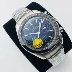 Omega - Speedmaster Moonwatch Chronograph 44MM SS/SS Black Dial GBF A7750