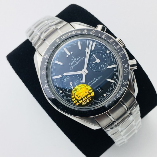 Omega - Speedmaster Moonwatch Chronograph 44MM SS/SS Black Dial GBF A7750