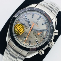 Omega - Speedmaster Moonwatch Chronograph 44MM SS/SS Grey/Orange GBF A7750