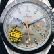 Omega - Speedmaster Moonwatch Chronograph 44MM SS/SS Grey/Orange GBF A7750