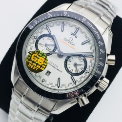 Omega - Speedmaster Moonwatch Chronograph 44MM SS/SS White Dial GBF A7750