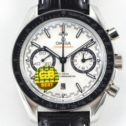 Omega - Speedmaster Moonwatch Chronograph 44MM SS/LE White Dial GBF A7750