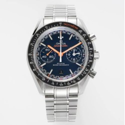 Omega - Speedmaster Moonwatch Chronograph 44MM SS/SS Blue/Org JHF A7750