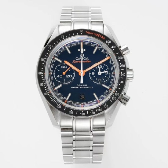 Omega - Speedmaster Moonwatch Chronograph 44MM SS/SS Blue/Org JHF A7750