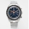 Omega - Speedmaster Moonwatch Chronograph 44MM SS/SS Blue/Org JHF A7750