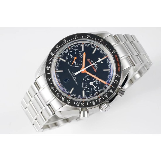Omega - Speedmaster Moonwatch Chronograph 44MM SS/SS Blue/Org JHF A7750