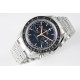 Omega - Speedmaster Moonwatch Chronograph 44MM SS/SS Blue/Org JHF A7750