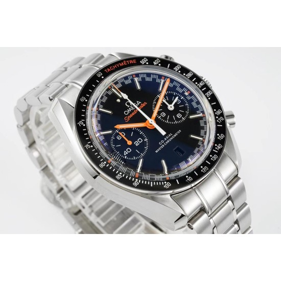 Omega - Speedmaster Moonwatch Chronograph 44MM SS/SS Blue/Org JHF A7750