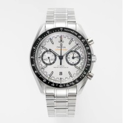 Omega - Speedmaster Moonwatch Chronograph 44MM SS/SS White Dial JHF A7750