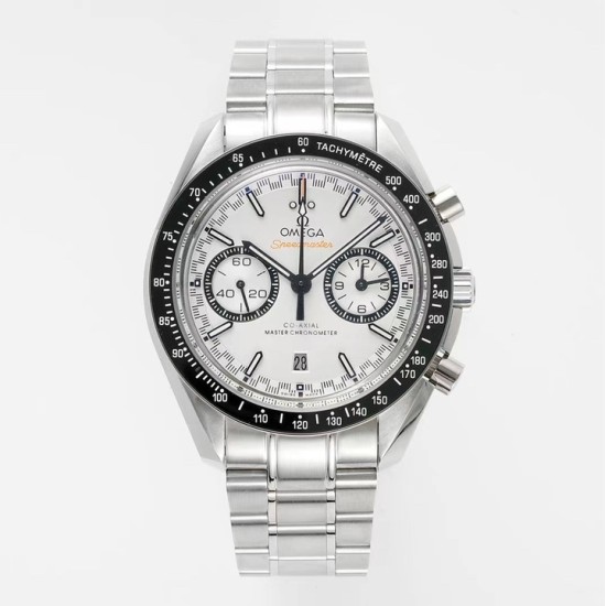 Omega - Speedmaster Moonwatch Chronograph 44MM SS/SS White Dial JHF A7750