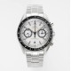 Omega - Speedmaster Moonwatch Chronograph 44MM SS/SS White Dial JHF A7750