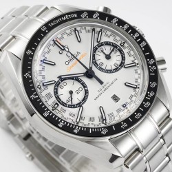 Omega - Speedmaster Moonwatch Chronograph 44MM SS/SS White Dial JHF A7750