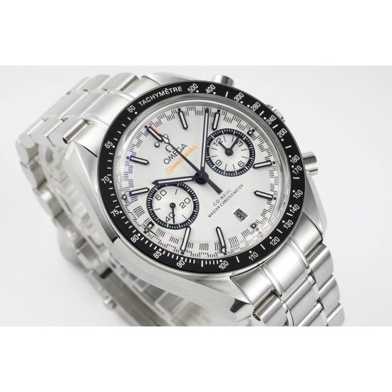 Omega - Speedmaster Moonwatch Chronograph 44MM SS/SS White Dial JHF A7750