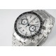 Omega - Speedmaster Moonwatch Chronograph 44MM SS/SS White Dial JHF A7750