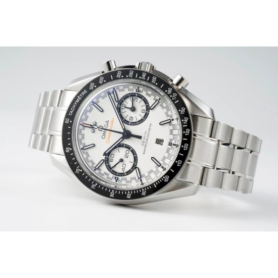 Omega - Speedmaster Moonwatch Chronograph 44MM SS/SS White Dial JHF A7750