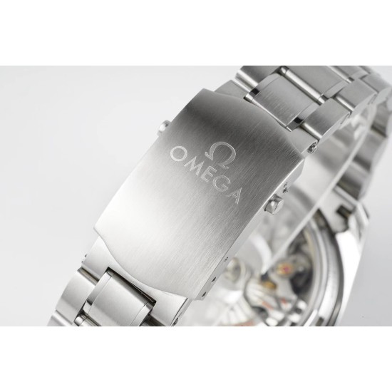 Omega - Speedmaster Moonwatch Chronograph 44MM SS/SS White Dial JHF A7750