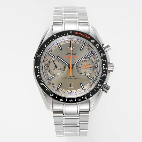 Omega - Speedmaster Moonwatch Chronograph 44MM SS/SS Grey/Org JHF A7750
