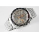 Omega - Speedmaster Moonwatch Chronograph 44MM SS/SS Grey/Org JHF A7750