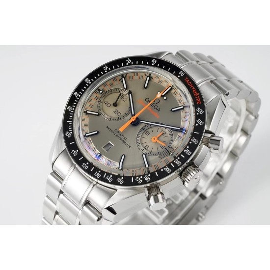 Omega - Speedmaster Moonwatch Chronograph 44MM SS/SS Grey/Org JHF A7750